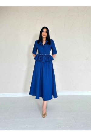 224661 TOPTAN SAKS ELBİSE