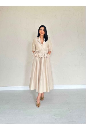 224664 TOPTAN BEJ ELBİSE