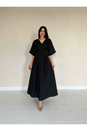 224679 TOPTAN SİYAH ELBİSE