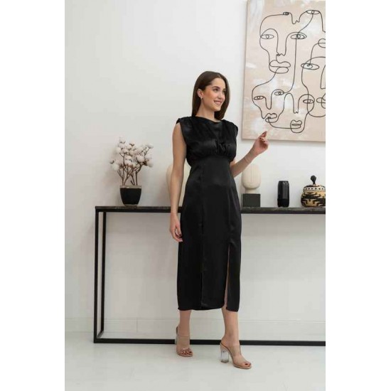 224687 TOPTAN SİYAH ELBİSE