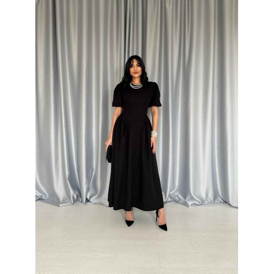 224688 TOPTAN SİYAH ELBİSE