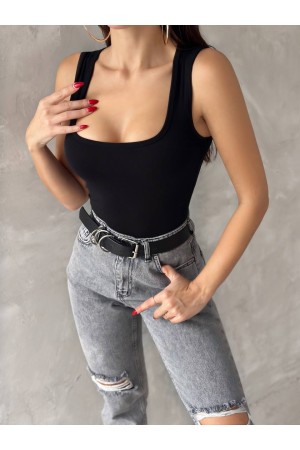 224733 TOPTAN SİYAH ATLET