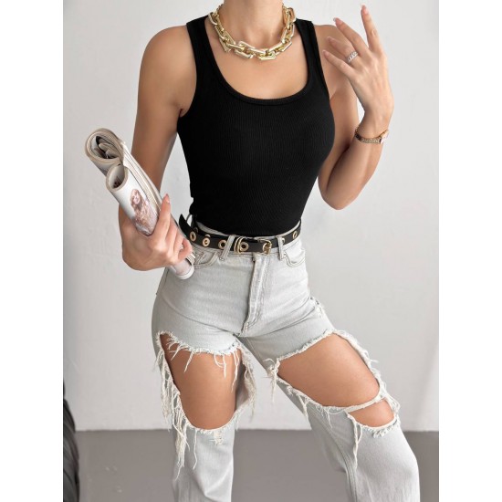 224763 TOPTAN SİYAH ATLET