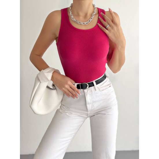 224764 TOPTAN FUŞYA ATLET