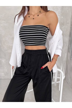 224871 TOPTAN ÇİZGİLİ CROP