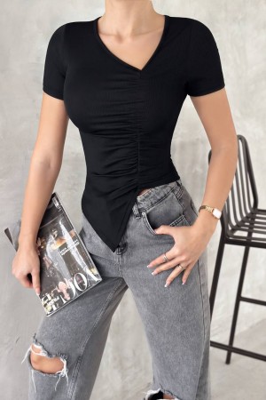 224877 TOPTAN SİYAH BLUZ