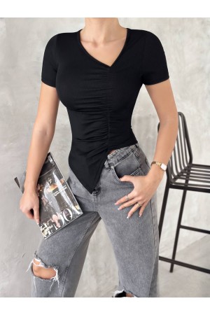 224877 TOPTAN SİYAH BLUZ