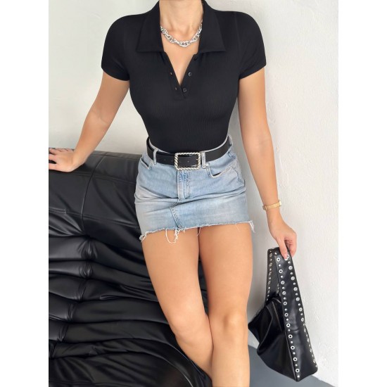 224885 TOPTAN SİYAH CROP