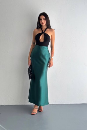 224952 TOPTAN YEŞİL ETEK