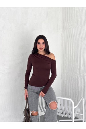 224958 TOPTAN KAHVE BLUZ