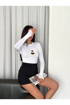 224959 TOPTAN BEYAZ BLUZ