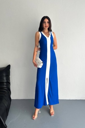 224968 TOPTAN SAKS ELBİSE