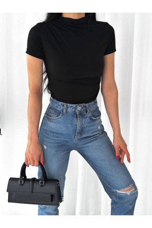 224983 TOPTAN SİYAH BLUZ