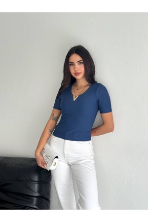 224995 TOPTAN MAVİ BLUZ