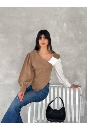 225016 TOPTAN RENKLİ BLUZ