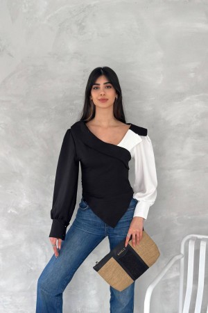 225017 TOPTAN RENKLİ BLUZ