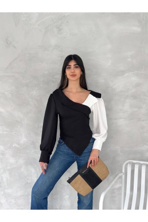 225017 TOPTAN RENKLİ BLUZ