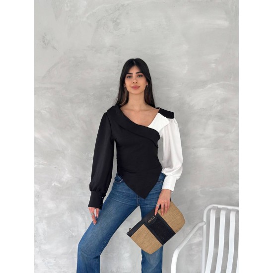 225017 TOPTAN RENKLİ BLUZ