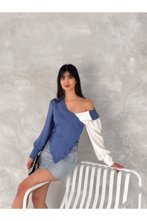 225021 TOPTAN RENKLİ BLUZ