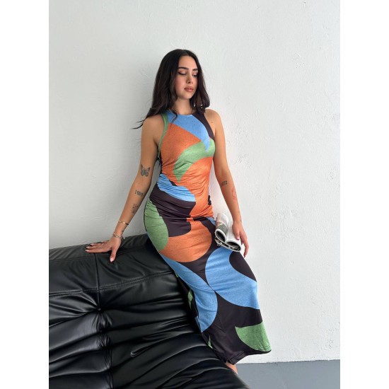 225043 patterned DRESS