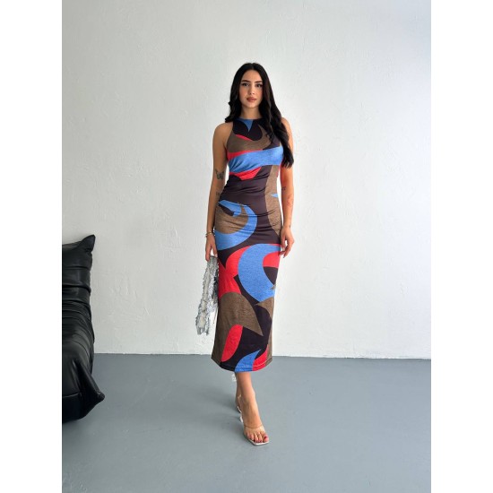 225044 patterned DRESS