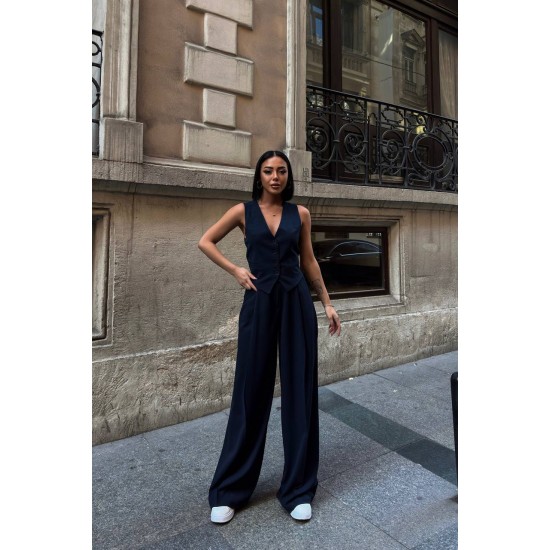 225050 TOPTAN LACİVERT PANTOLON TAKIM