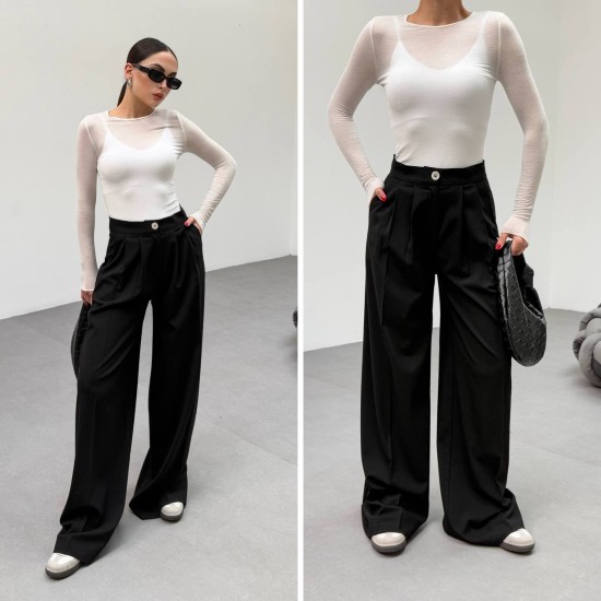 225065 TOPTAN SİYAH PANTOLON