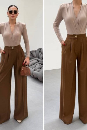 225066 TOPTAN KAHVE PANTOLON