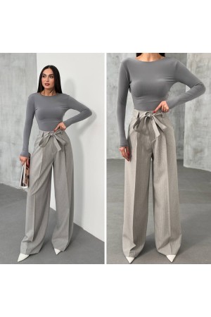 225073 TOPTAN GRİ PANTOLON