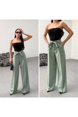 225075 TOPTAN SU YEŞİL PANTOLON