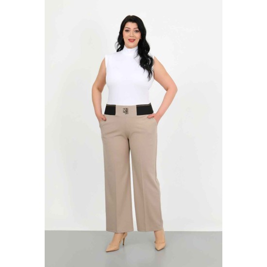 225255 TOPTAN BEJ PANTOLON