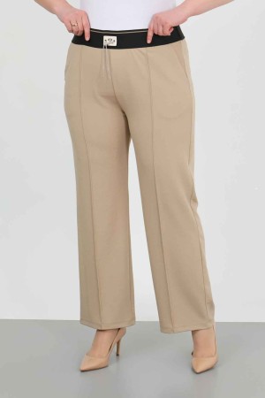 225262 TOPTAN BEJ PANTOLON