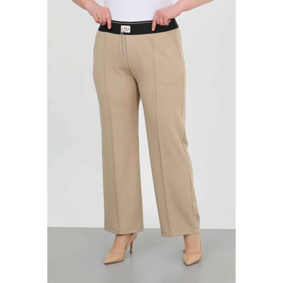 225262 TOPTAN BEJ PANTOLON