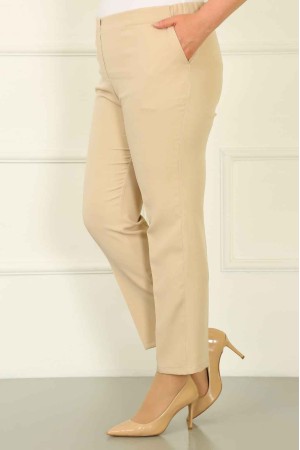 225278 TOPTAN EKRU PANTOLON