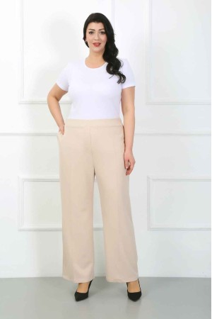 225302 TOPTAN BEJ PANTOLON
