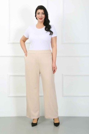 225302 TOPTAN BEJ PANTOLON