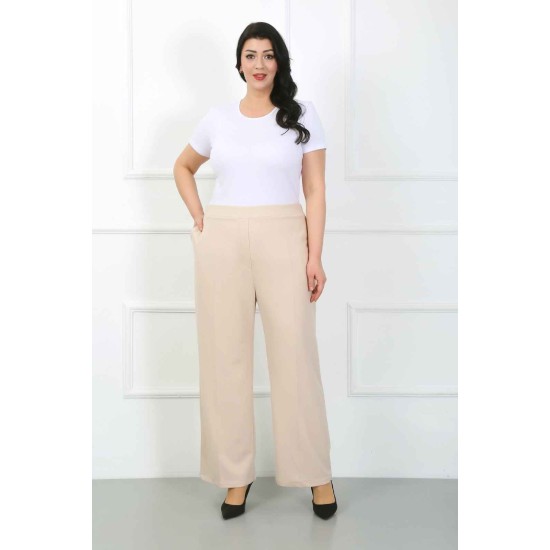 225302 TOPTAN BEJ PANTOLON