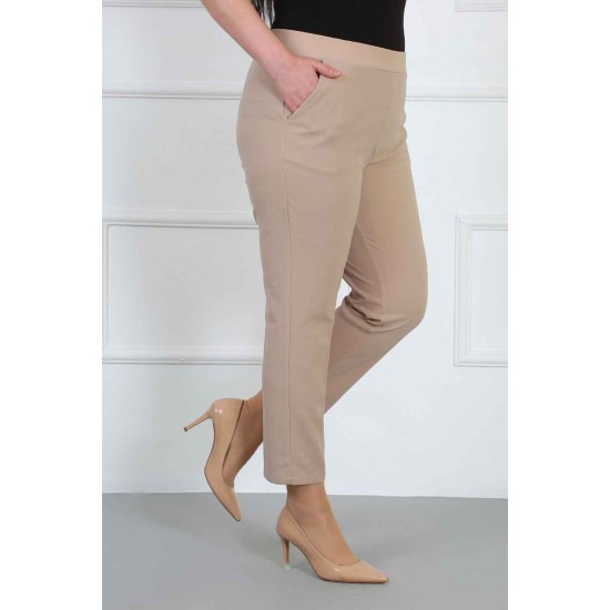 225306 TOPTAN BEJ PANTOLON