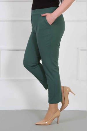 225311 TOPTAN ZÜMRÜT YEŞİL PANTOLON