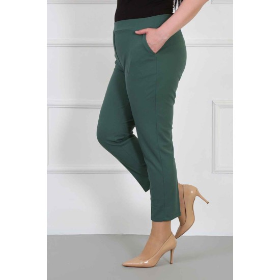 225311 TOPTAN ZÜMRÜT YEŞİL PANTOLON