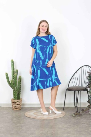 225319 TOPTAN DESENLİ ELBİSE