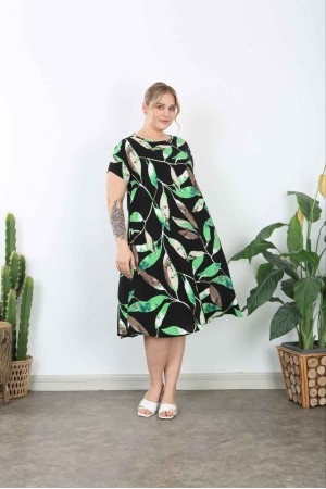 225321 TOPTAN DESENLİ ELBİSE