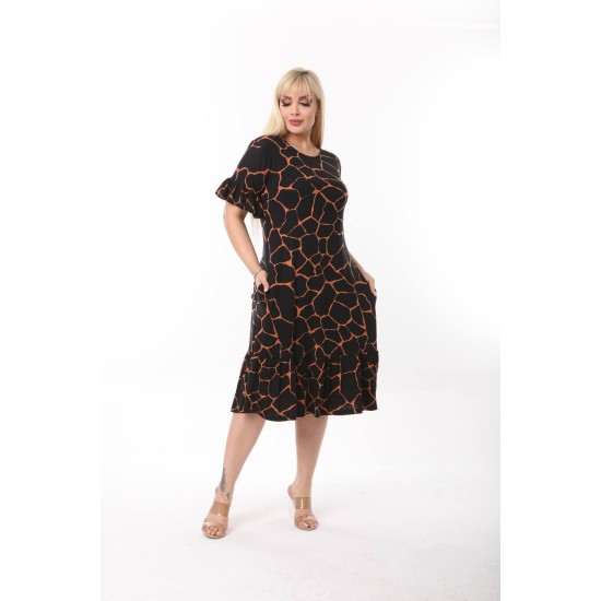 225326 patterned DRESS