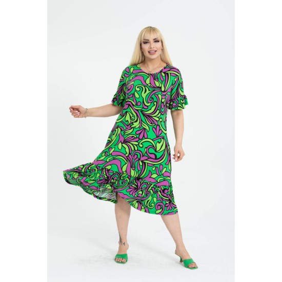 225336 patterned DRESS