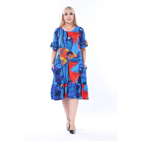 225337 patterned DRESS