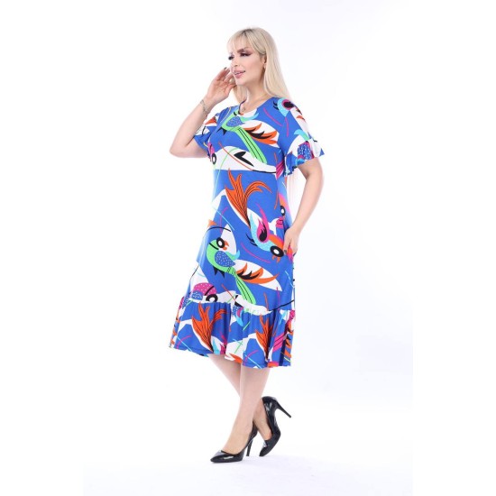 225338 patterned DRESS