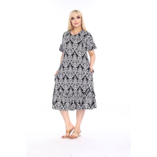225340 patterned DRESS