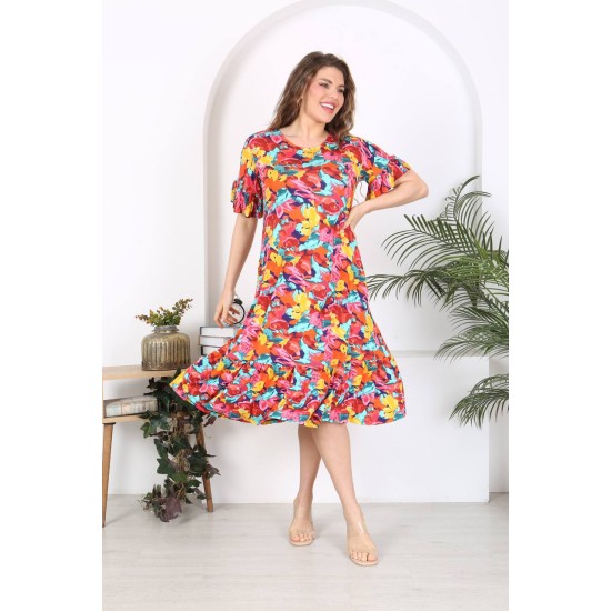 225349 patterned DRESS