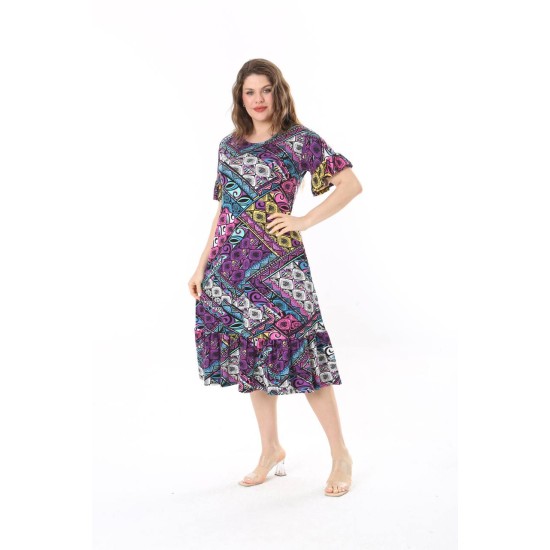 225351 patterned DRESS