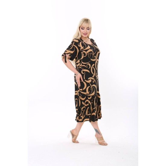 225366 patterned DRESS